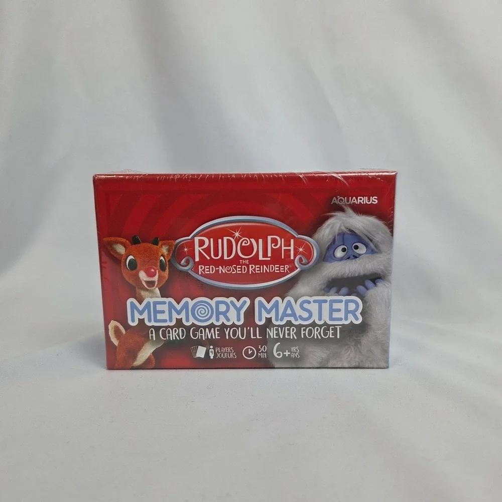 Memory Master Rudolph the Red-Nosed Reindeer Card Game 4 players‎ Ages 6+ 30 min